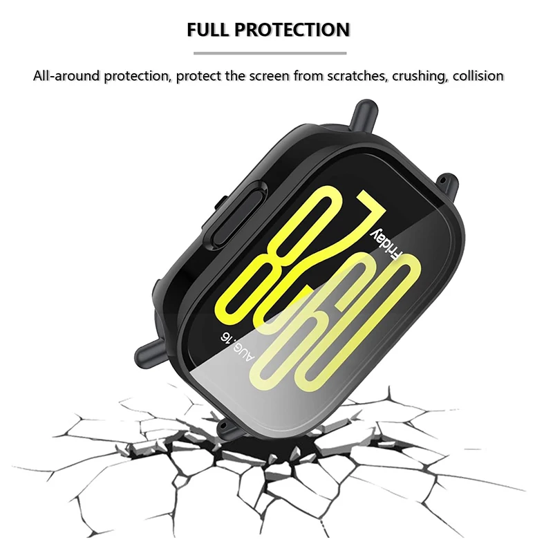 Tempered Glass Anti-Scratch Screen Protector with Protective PC Case