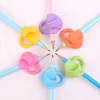 1/6Pcs Silicone Pencil Grips Three Fingers Fixed Handwriting Posture Correction Grip Trainer Kids Pencil Holder Writing Aid Grip 3