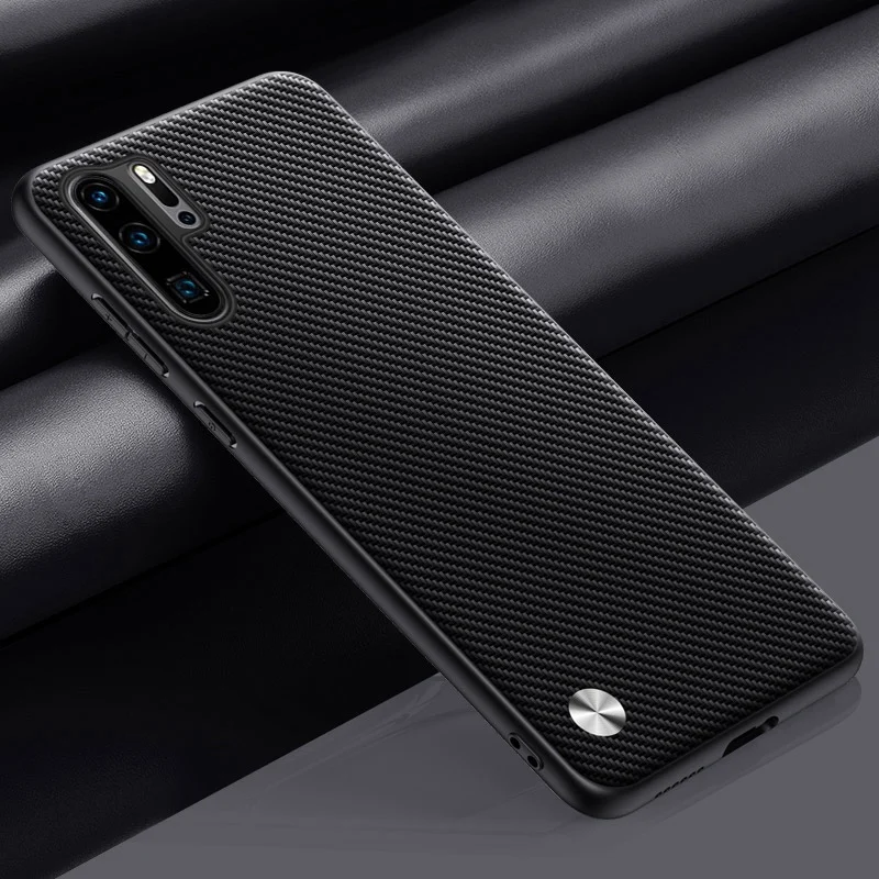 Elegant Matte Silicone PU Leather Phone Case - Full Protection Back Cover