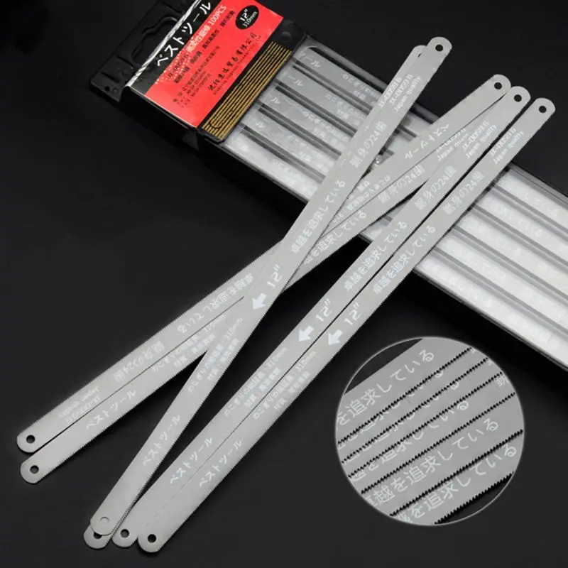 300mm 12-inch Mini Hacksaw Blade Stainless Steel Hand Saw Blade Frame