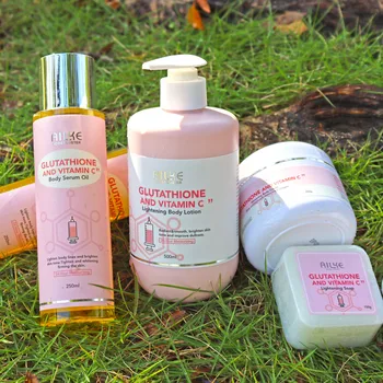 AILKE Lighten Remove Black Spots Facial Skin Care Lotion, Moisturizing Cream Body Glutathion Vitamin C Dark Skin Face New Range 1