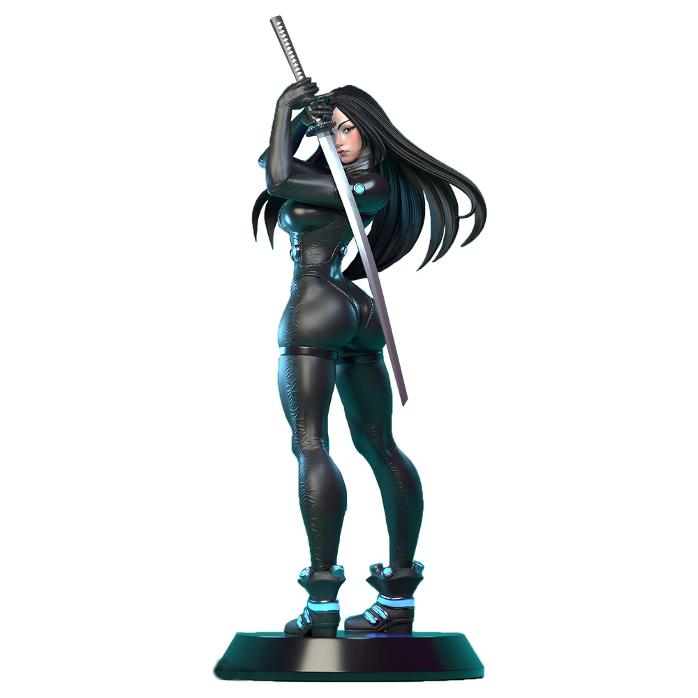 Shimohira 1:24 Miniature Resin Plastic Model Kit Unpainted Resin Model Kit A103 – Detail 2