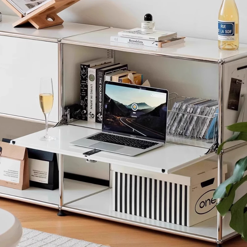 Cabinet for living room Storage locker drawer type storage Bedroom chest of drawers Organizer furniture Dual cabinet combination - Image 6