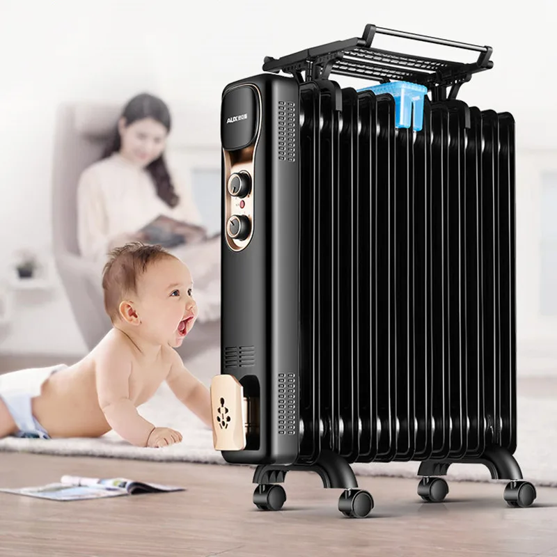 Aux Heater 13 Pieces Electric Oil Filled Heater for Home Electric Radiator  Oven Floor Type Electric Sheet Drying Clothes Heater - AliExpress