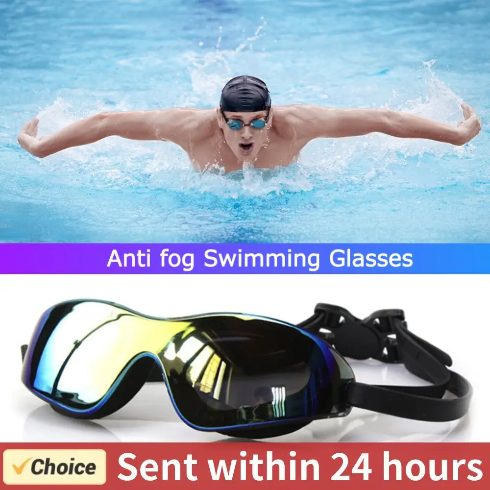 Lunettes de plongée électroplaquées anti-buée professionnelles étanches tous âges