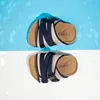 Men Gladiator Canvas Slippers Soft Comfortable Non-Slip  High Quality Beach Sandals Mens Summer Casual Flat Shoes Big Size 4