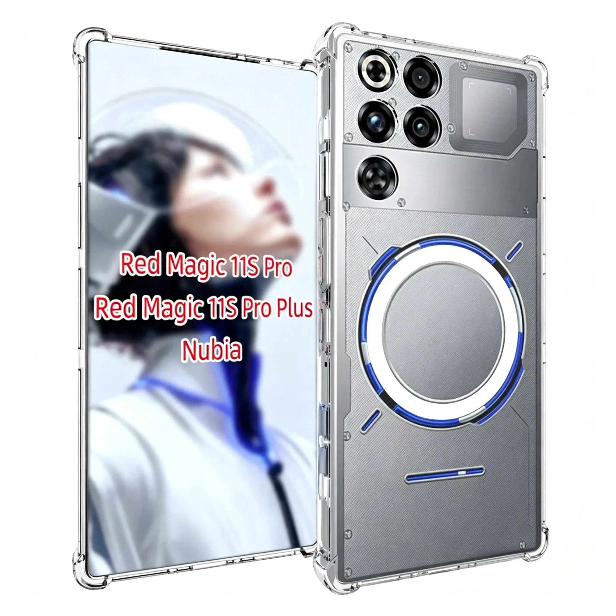 Magsafe Magnetic Wireless Charging Clear Case