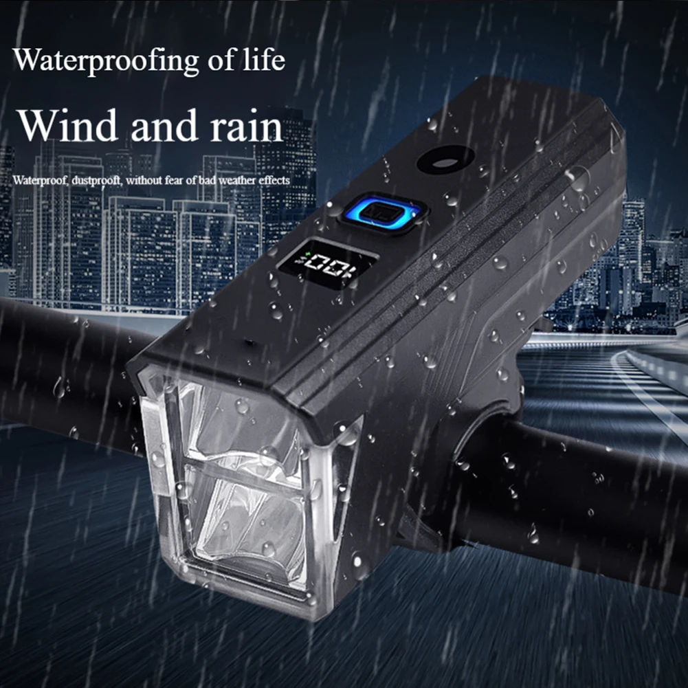 4000Lumen Bicycle Light 3000mAh Bike Headlight Automatic Sensor Bike Flashlight Rechargeable Bike Safety Lamp for Night Riding