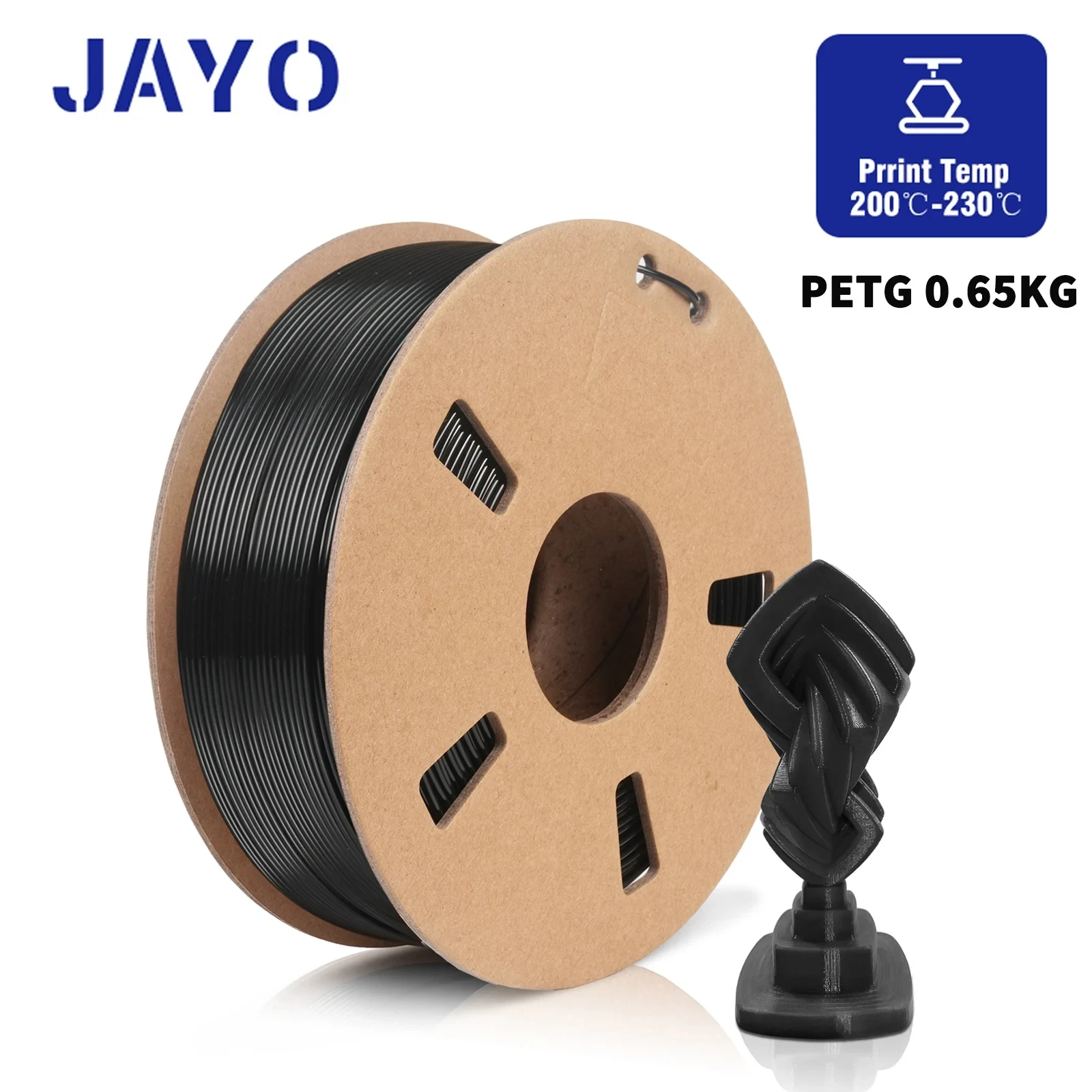 JAYO-Matériel d'imprimante 3D FDM haute résistance, PETG, PLA Meta, PLA  PLUS, PLA, SOIE, Filament ABS, 650G, Rouleau, 1.75mm de diamètre, 100% sans  bulles