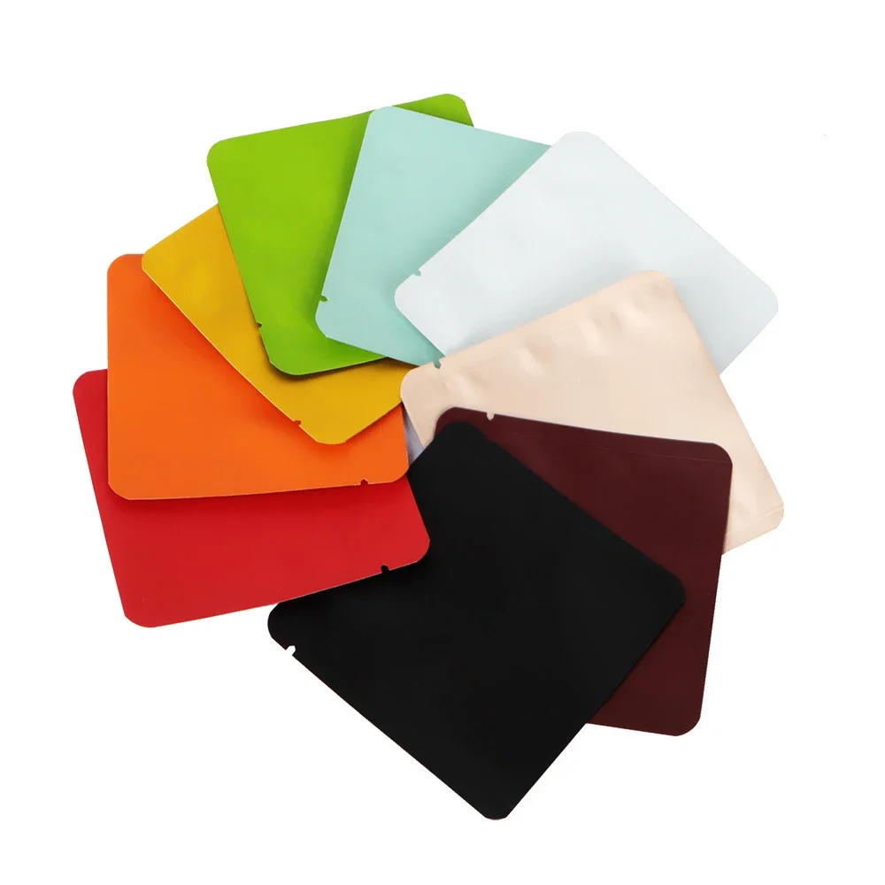 100pcs Portable Disposable Aluminum Foil Tea & Snack Packaging Bags