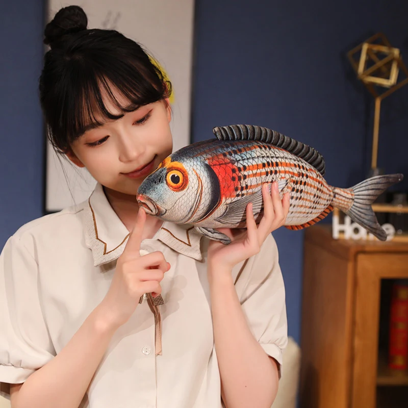 Soft Marine Fish Plush Toy Pillow Stuffed Animal Cushion