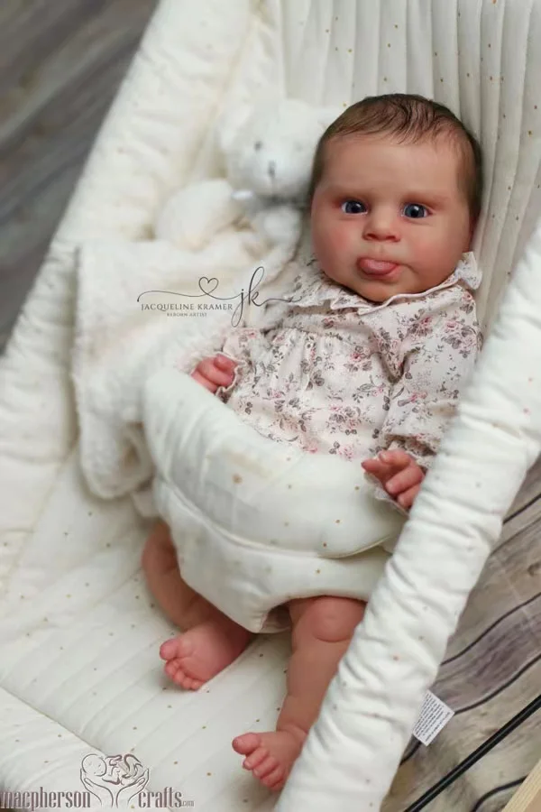 [Start Shipping]FBBD 20.5inch Reborn Baby Blank Kit Sebby By Cassie Brace Soft Touch Lifelike DIY Parts
