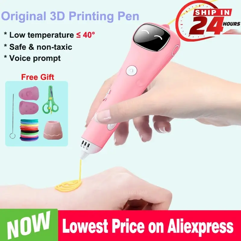 Penna 3D A Bassa Temperatura 1.75Mm Pcl Filamento Stampante 3Ds Disegno Fai Da Te Per Bambini Giocattoli Grils Regali Per Ragazzi