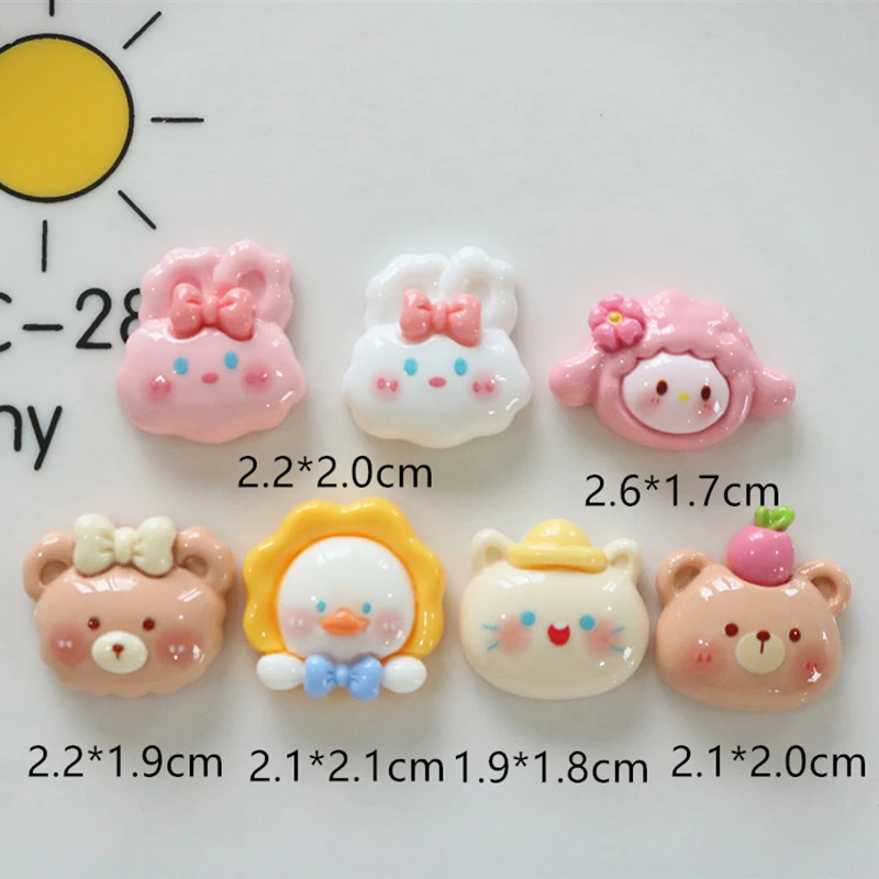 Kawaii Slime Charms Flatback Bulk Cute Kit DIY Resin Mix Ins For Fluffy  Cloud Clear Slime Hair Phone Case Accessories 1/5/10pcs