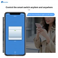 สวิตช์อัจฉริยะ Tuya ไม่ต้องใช้สายกลาง ใช้งานร่วมกับ Alexa, Google Home, สวิตช์ติดผนังแบบ WiFi (สีขาว 2 ช่อง) 4