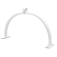 Half Moon Light for Nail Desk Foldable 3 Color Temperatures 10 Brightness Adjustable Beauty Lamp Phone Holder for Beauty Salon 1