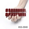 Semi Cured Gel Nail Polish Strips 20 Tips Nail Wraps Artist Self-Ashesive Girl Beauty Nails Sticker UV/LED Lamp Need 2