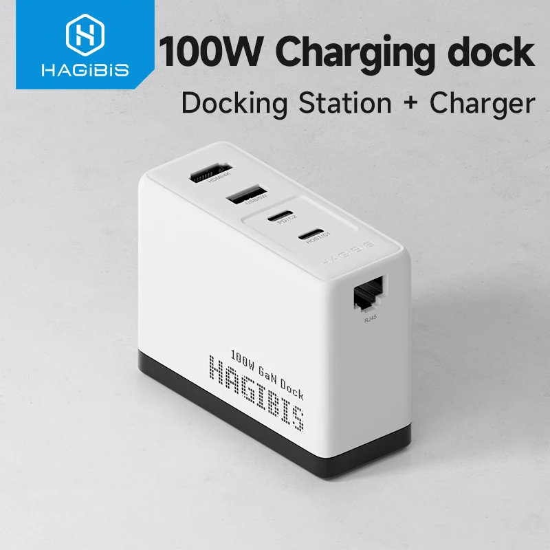 Hagibis-switch Dock Charger Docking Station de tv Portátil Rog Ally 30w Vídeo 4k Carregamento Rápido 100w Rj45