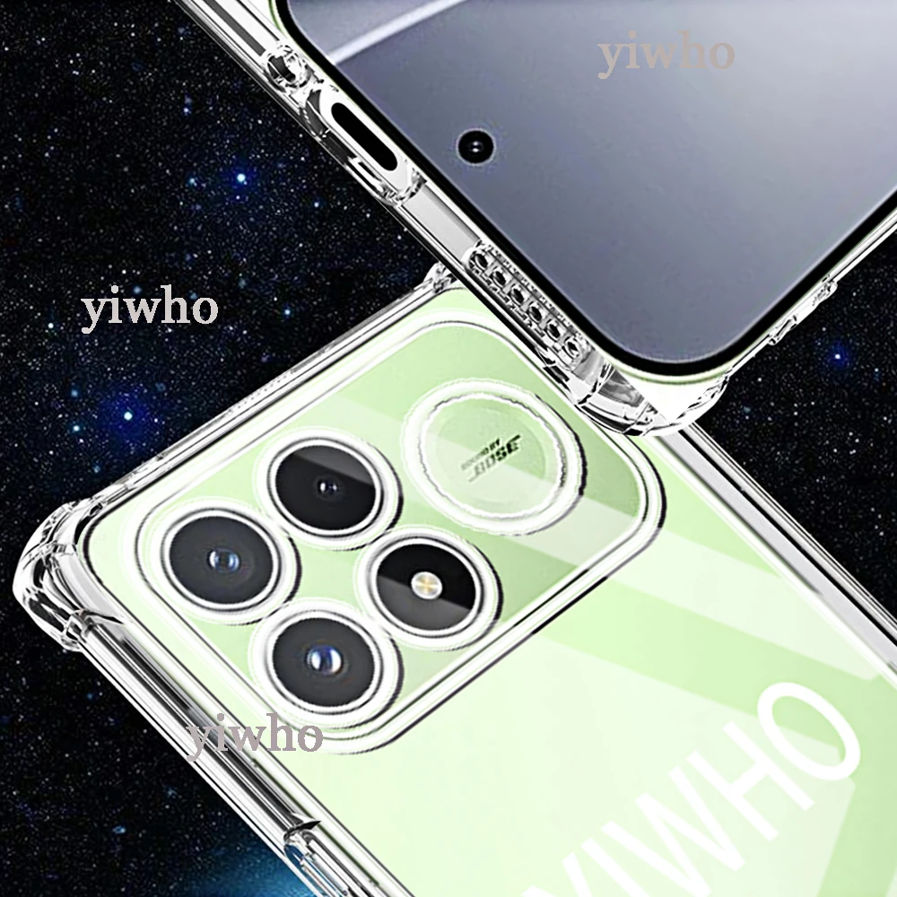 Shockproof Transparent Soft TPU Phone Case - Pack of 1-10, Clear
