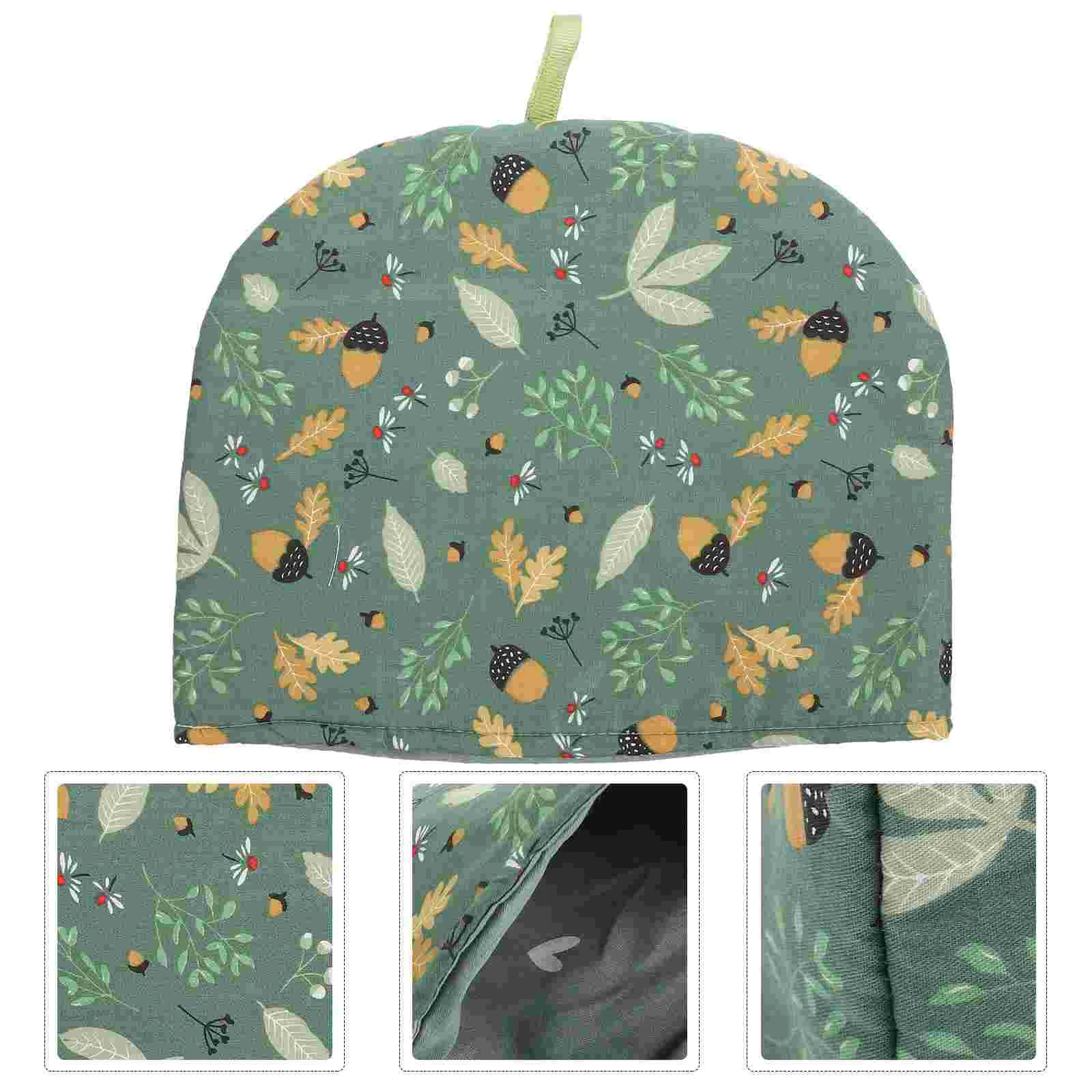Proper Size Cotton Tea Cozy Insulation Teapot Cover Household Kitchen Bar Dust Prevention Cozy For Warm Cover Protector Home