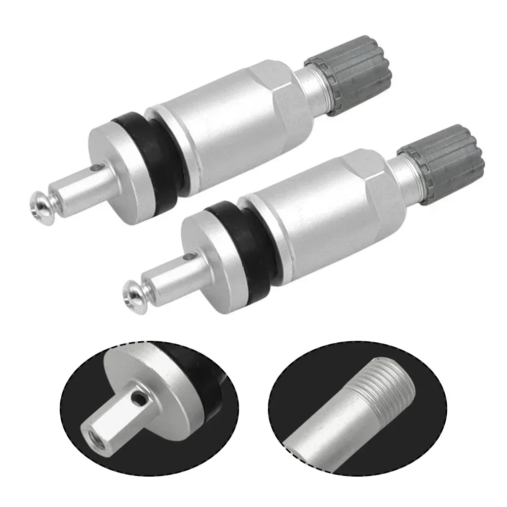 Tire Valves Tubeless Valve For Tyre Pressure Monitoring Sensor Valve Stem 7.5mm/0.29in Tire Pressure Monitor Tools Parts 2pcs