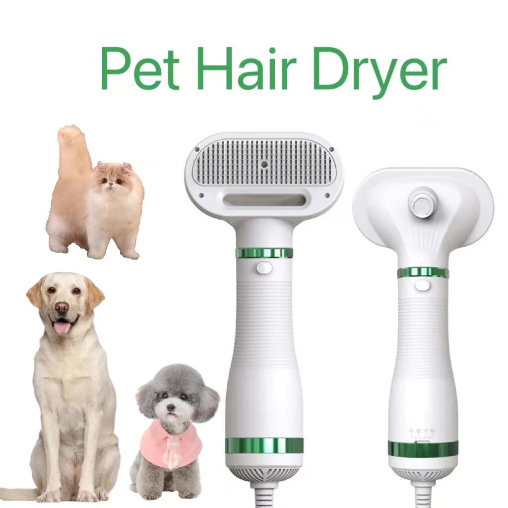 2In1 Pet Dog Dryer Quiet Dog Hair Dryers and Comb Brush Grooming