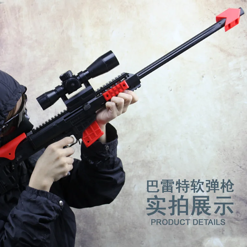 Soft Bullet Toy Gun Sniper Rifle Airsoft Air Guns Plastic Blaster Military Toys Model For Children Outdoor Game | Игрушки и хобби