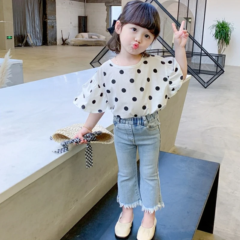 

Girls Suit Blouse +Pants Cotton 2Pcs/Sets 2022 Spring Summer School Outfits Sports Sets Kid Baby Children Clothing