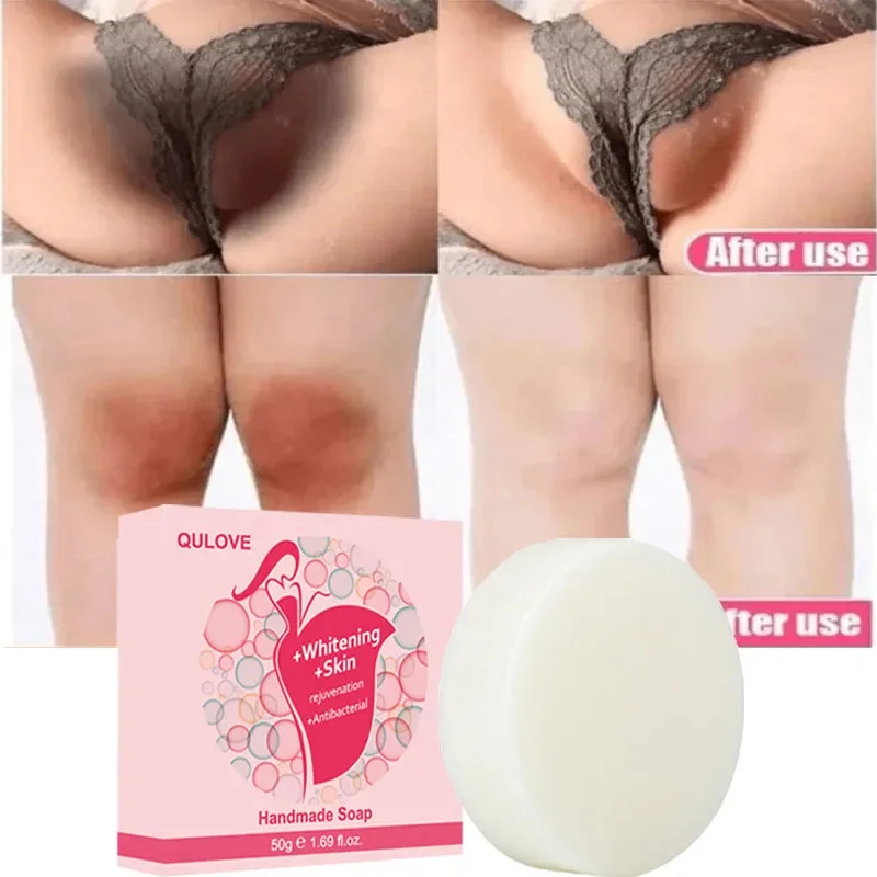 

Body Whitening Soap Deep Skin Bleaching Brighten Body Scrub Knees Intimate Parts Armpits White Nourishing Care Soap