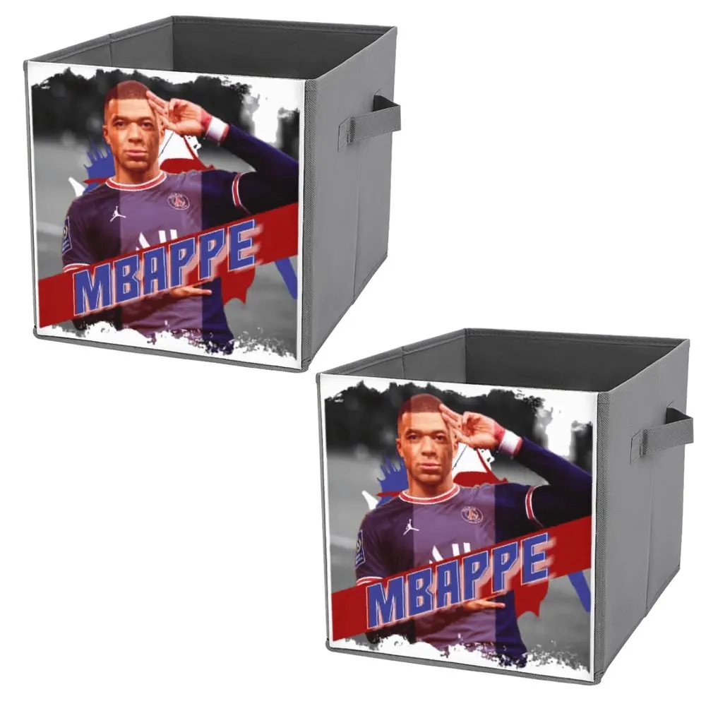 Scatola Portaoggetti Pieghevole Mbappe E Mbappé Kylian Champion France Football Team Soccer 27 Contenitori Portaoggetti Giocattoli Conservati Di Grand