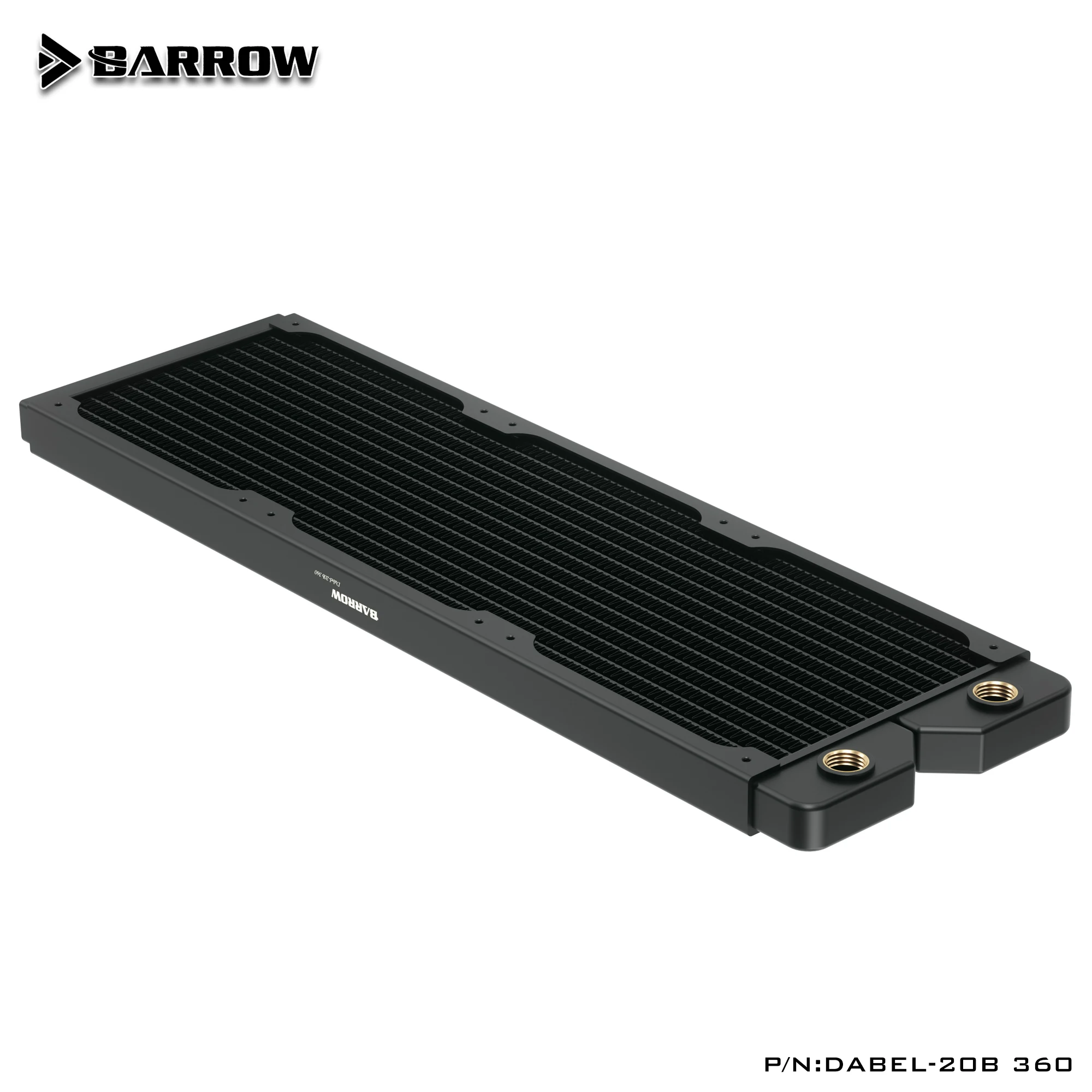 Barrow-trocador de Líquido de Resfriamento a Água Radiador de Cobre Branco e Preto Refrigeração a Água do Computador 20 mm de Espessura g1 Use para 12cm Fans Dabel20a 240 mm 360 mm - Imagem 2