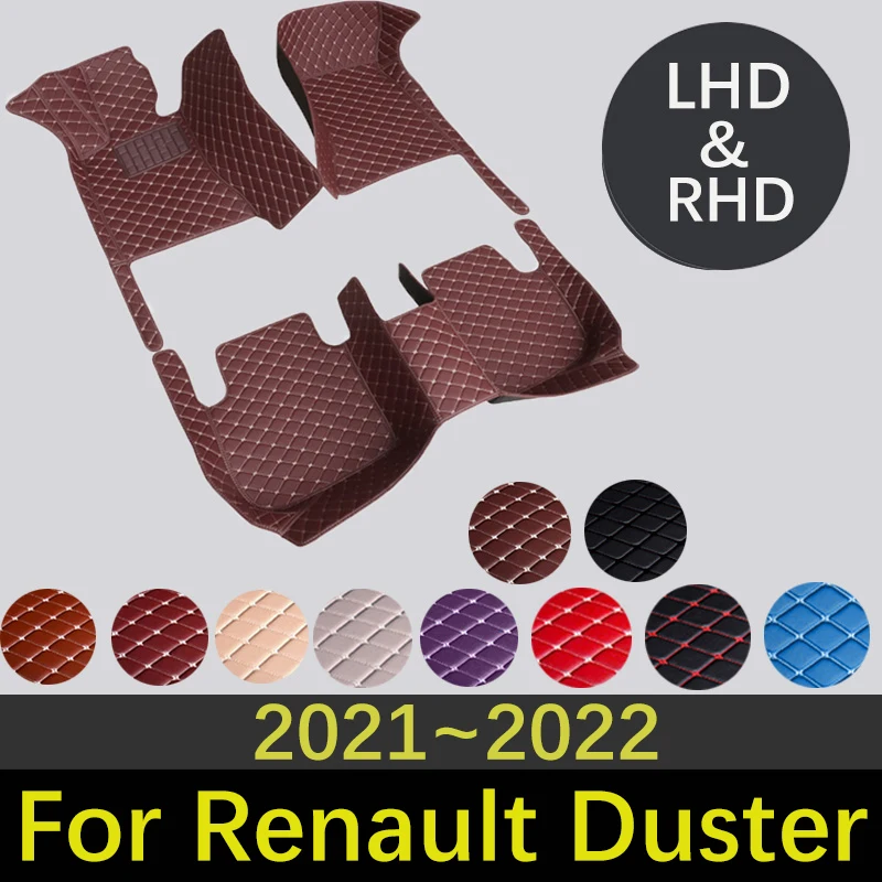 CustomLeatherCarFloorMatsForDaciaDusterRenaultDusterHM20212022FashionAutomobile