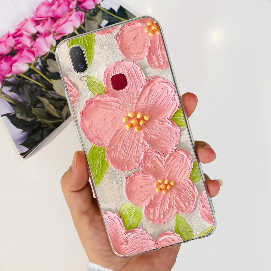 Fashion Elegant Printing Soft Silicone TPU Phone Back Cover -