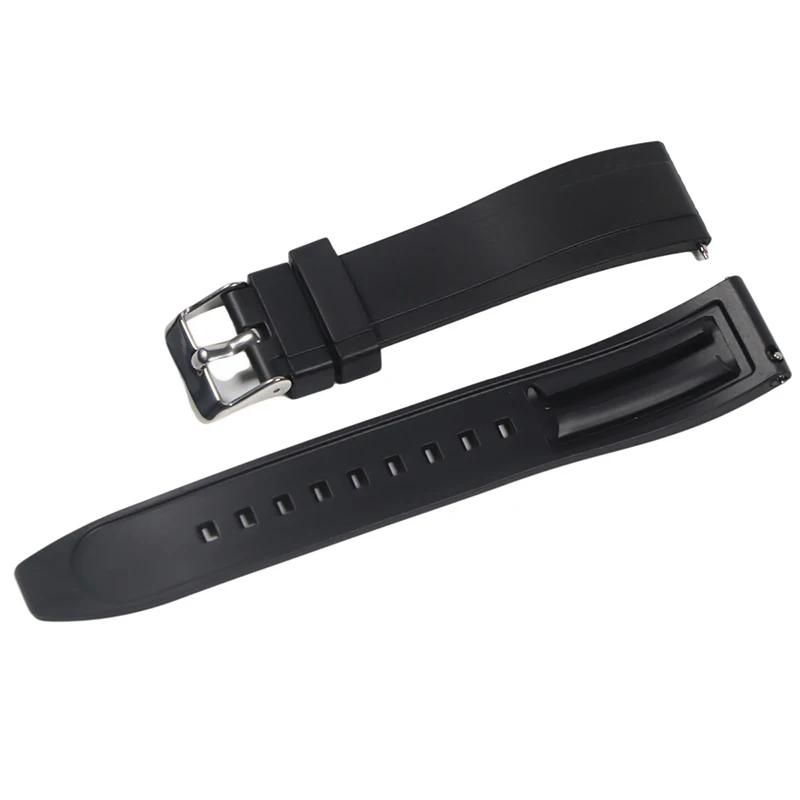 High-Quality Vulcanized Rubber Quick Release Watch Strap Bracelet
