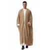 New Arrival Islamic Clothing Men Muslim Mens Abaya Arab Styles Pusht Thobes Bisht Men Robes of Ethnic Men Clothing Wholesale