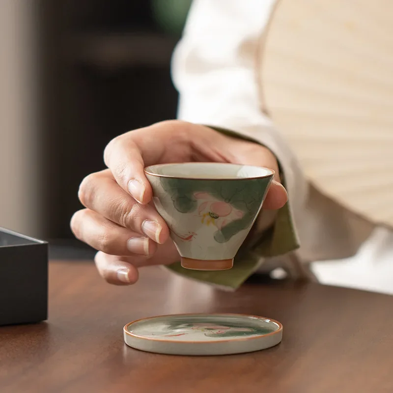 Handmade Ceramic Tea Cup Set - طقم فنجان شاي سيرام...