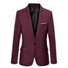 Black Dress Jackets Cropped Jacket for Men Coats Business Man Suits and Blazers Short Korean Style Fashion 2024 Spring Clothes 4