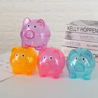 Saving Box Practical Easy to Take Out Piggy Bank Cute Piggy Bank Kids Saving Pot Desktop Ornament Home Decor 2