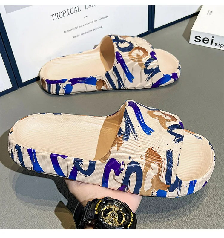 Thick Bottom Camouflage Camo Slippers