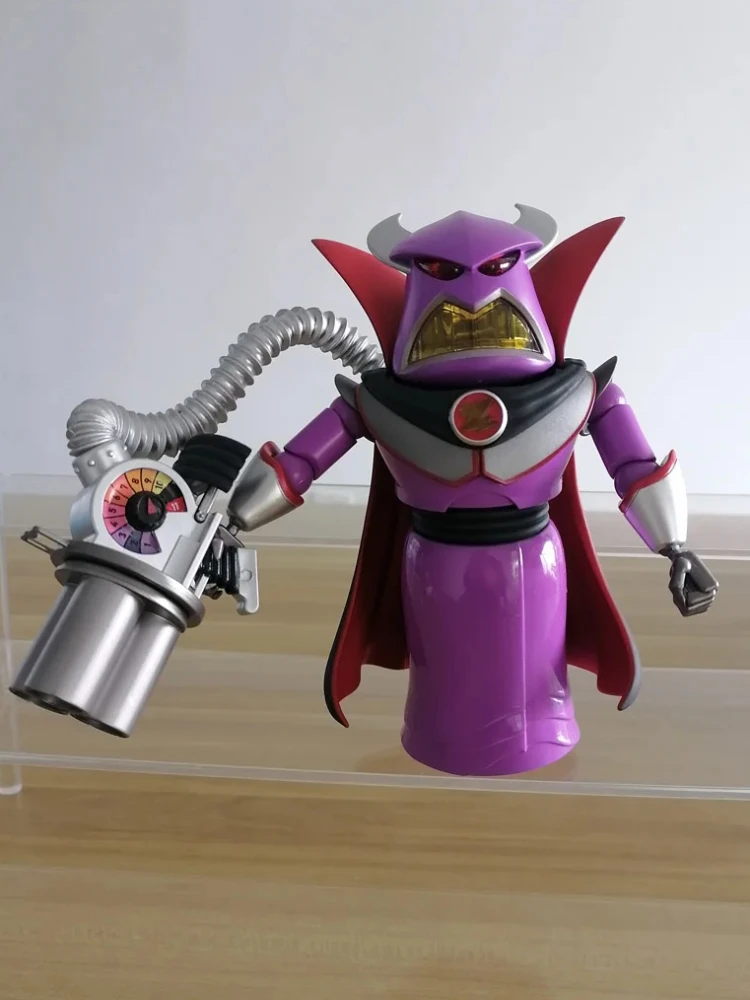 Toy Story Evil Emperor Zurg Action Figure Arch Neat Of Buzz Lightyear Hybrid Metal Figuration Disney Model Toy Da Collezione
