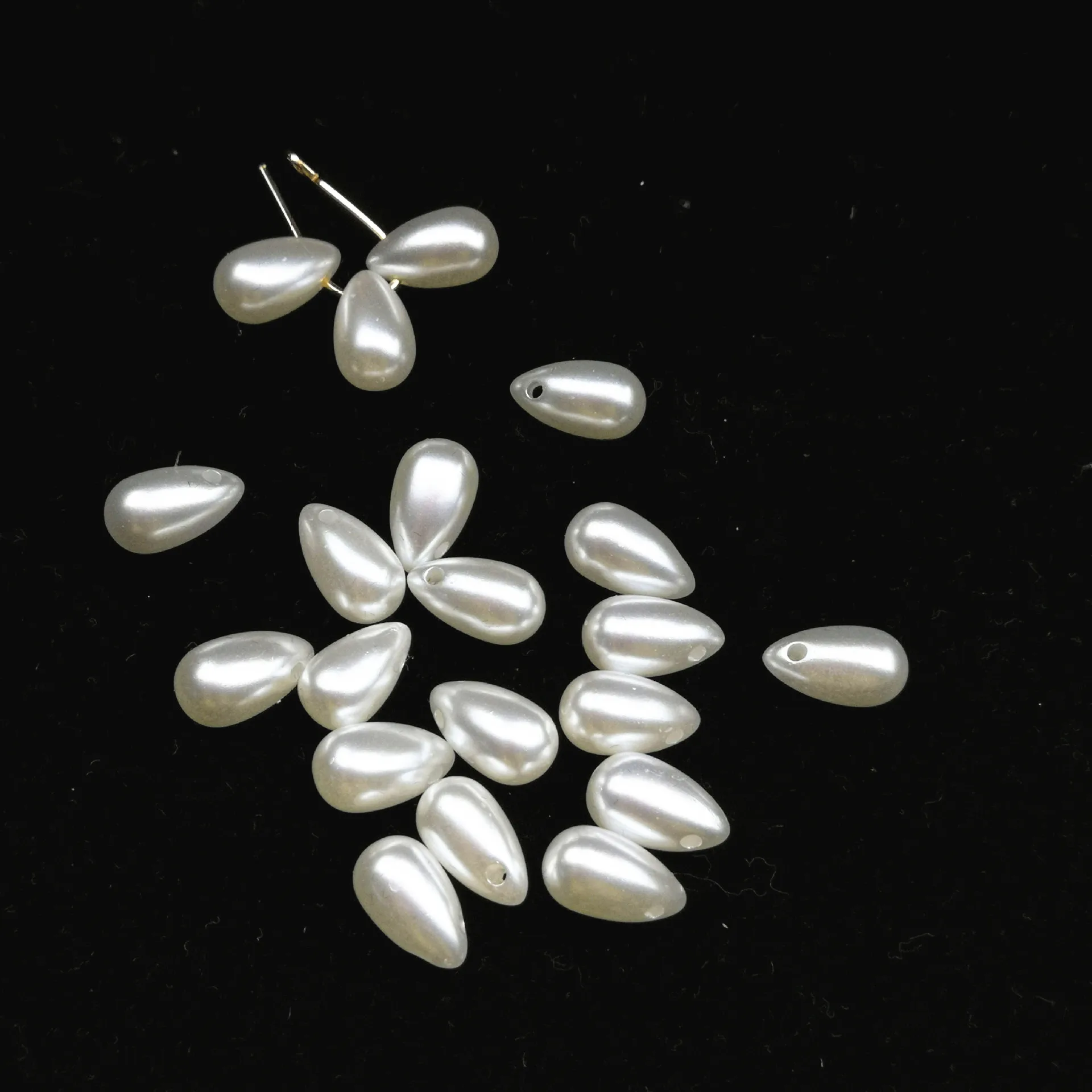 

200 PCS 6x10mm Resin Imitation Pearl Beads Oval Charms DIY Handmade Jewelry Accessories Wholesale