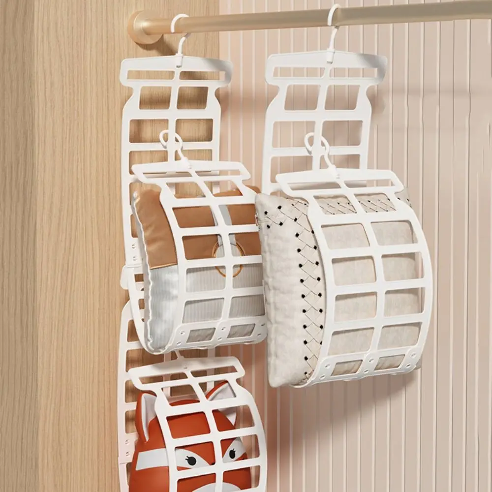 Multifunctional Hanging Pillow Drying Rack Windproof Adjustable Toys Doll Hanger ABS Wardrobe Cushion Storage 3