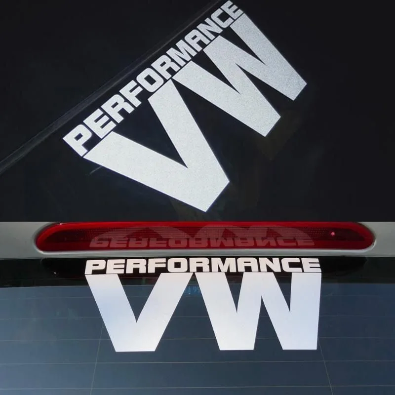 반사형 전면 윈드실드 스티커, VW 골프 사기타르 제타 자동차 외부 액세서리용 개조 장 자동차 스타일링 데칼