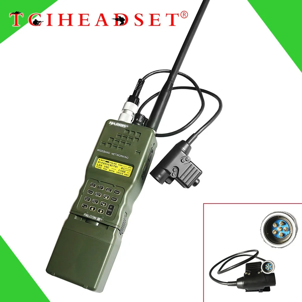 Tactical-PTT-U94-PTT-AN-PRC-152-152A-Walkie-Talkie-DIY-Connector-U-283 ...