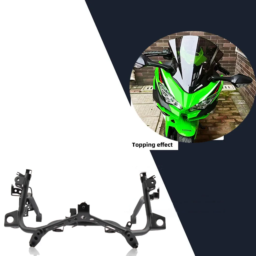 

Fit For Kawasaki Ninja 400 Ninja400 2018 2019 2020 2021 2022 2023 Motorcycle Front Upper Stay Fairing Headlight Bracket