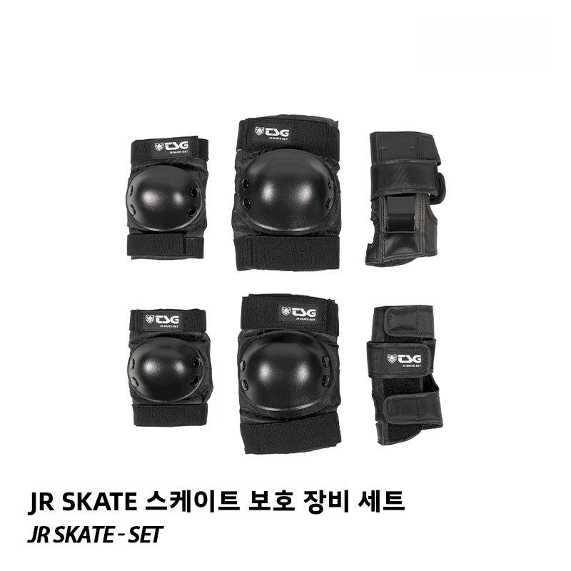 TSG 프로페셔널 스케이트보드 보호 장비 세트 (여아용) - 랜드 서핑보드, 롤러 스케이팅 무릎 보호대, 팔꿈치 보호대, 손목 보호대