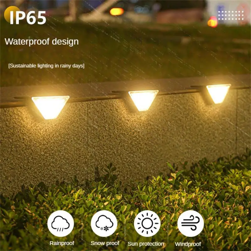 

Waterproof Step Light Landscape Outdoor Lighting Solar Light Stairway Light Illumination Easy Installation Step Lighting Stairs