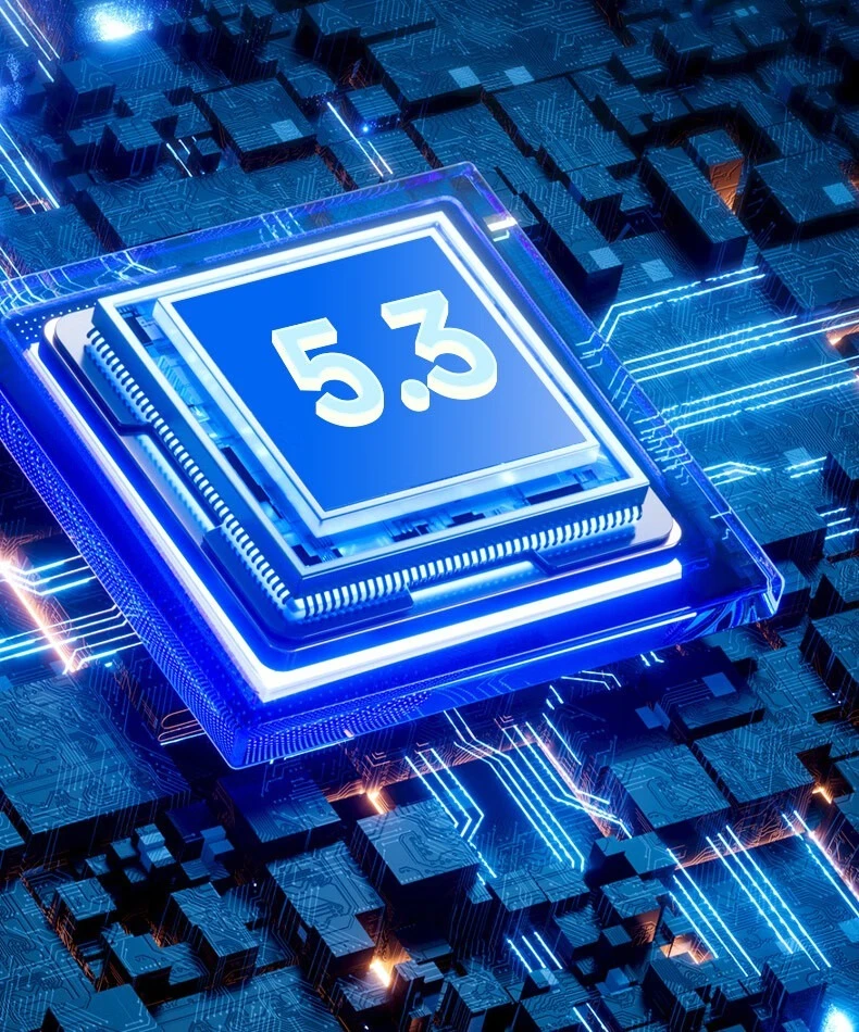 2024 TWS 블루투스 5.3 헤드폰, 3500mAh 충전 박스 무선 이어폰, 마이크 9D 스테레오 스포츠 방수 이어버드 헤드셋