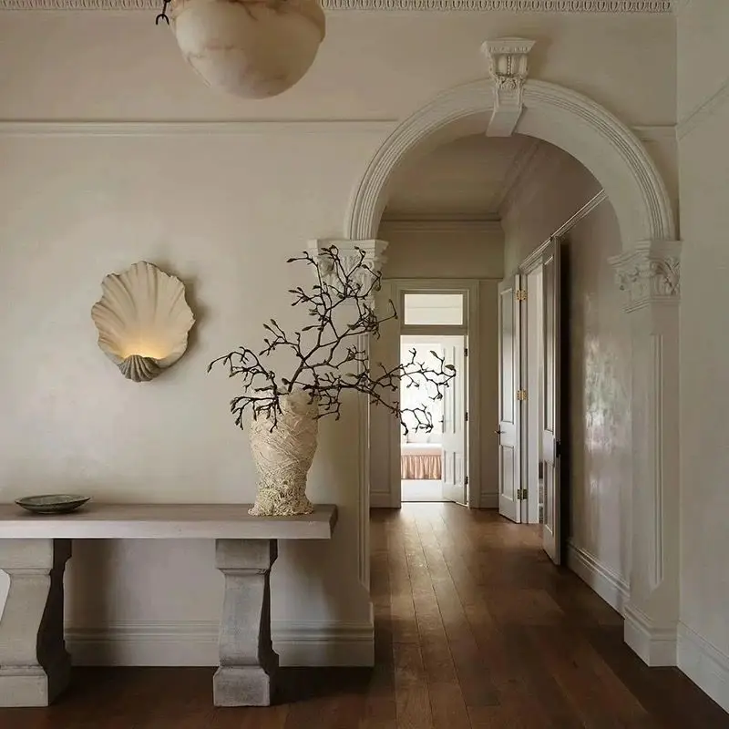 الفرنسية الرجعية قذيفة الجدار مصباح غرفة المعيشة أ...