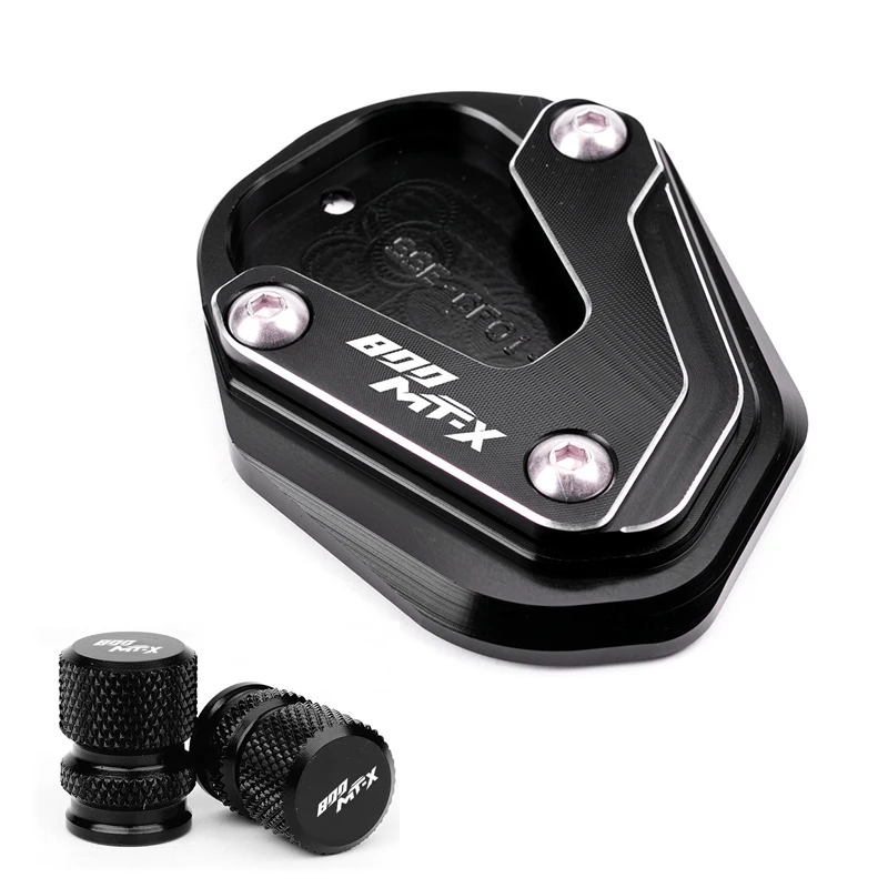 Enhanced Motorcycle CNC Kickstand Foot Side Stand Enlarger Pad Support Plate